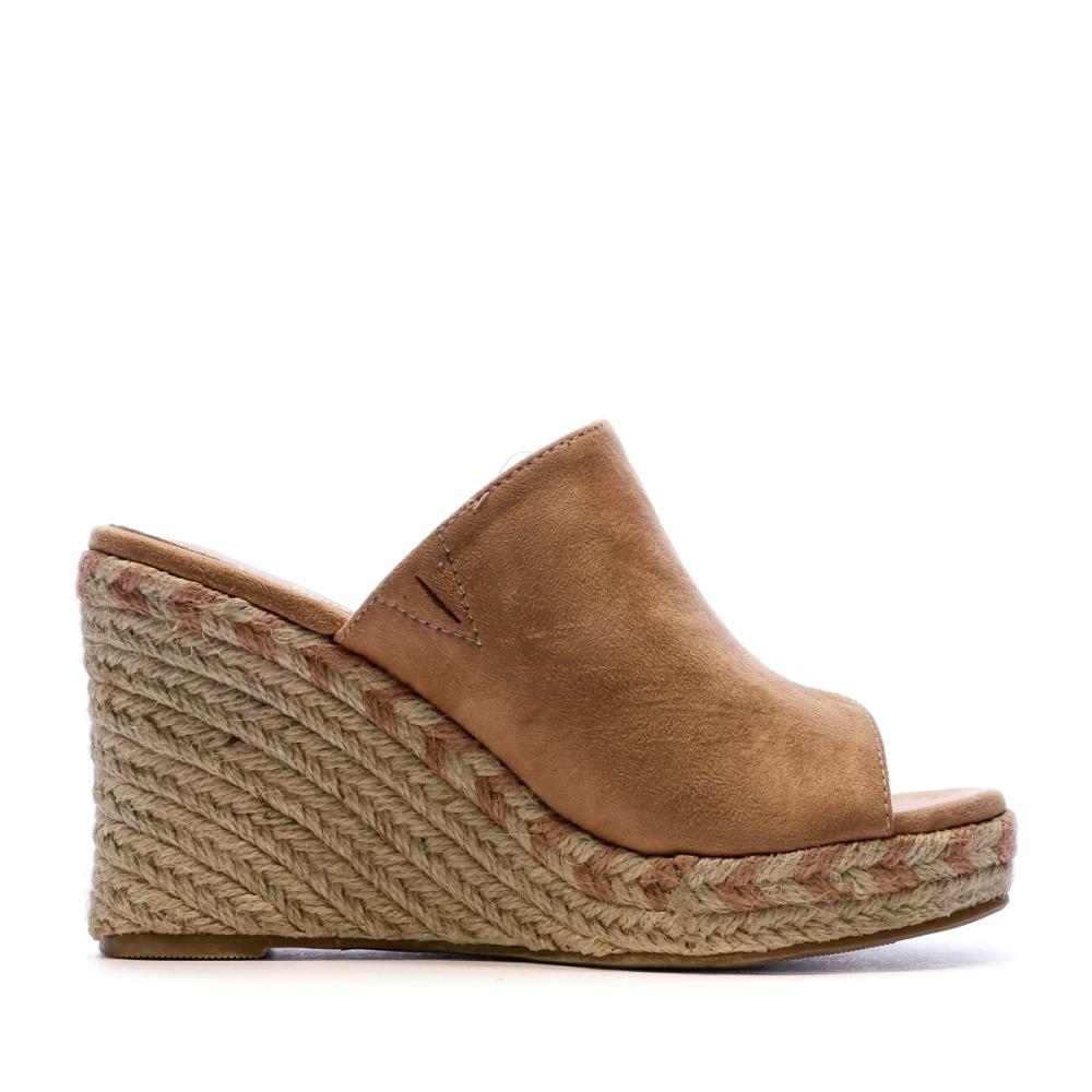 Sandales Compensées Camel/Rose Femme Beppi Wedge Slipper vue 2