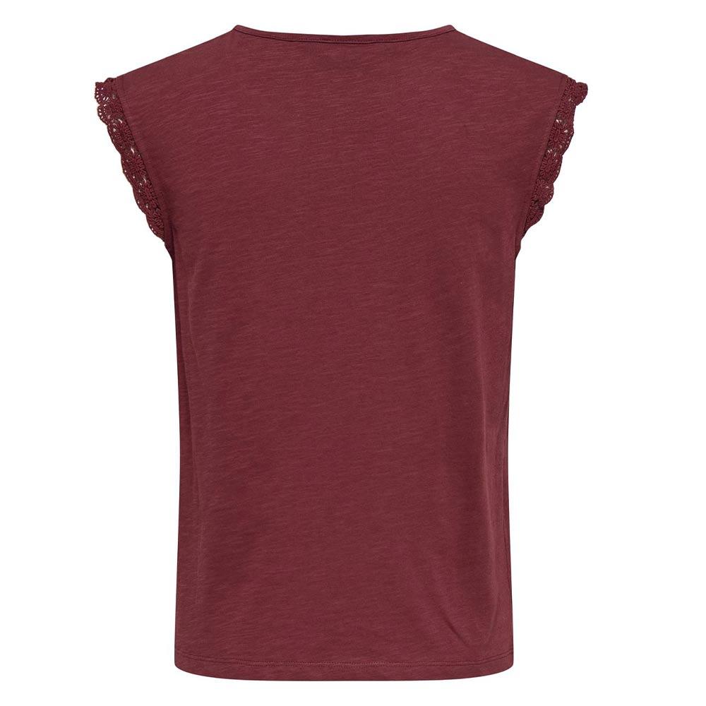 T-Shirt Rouge Femme JDY Salva vue 3