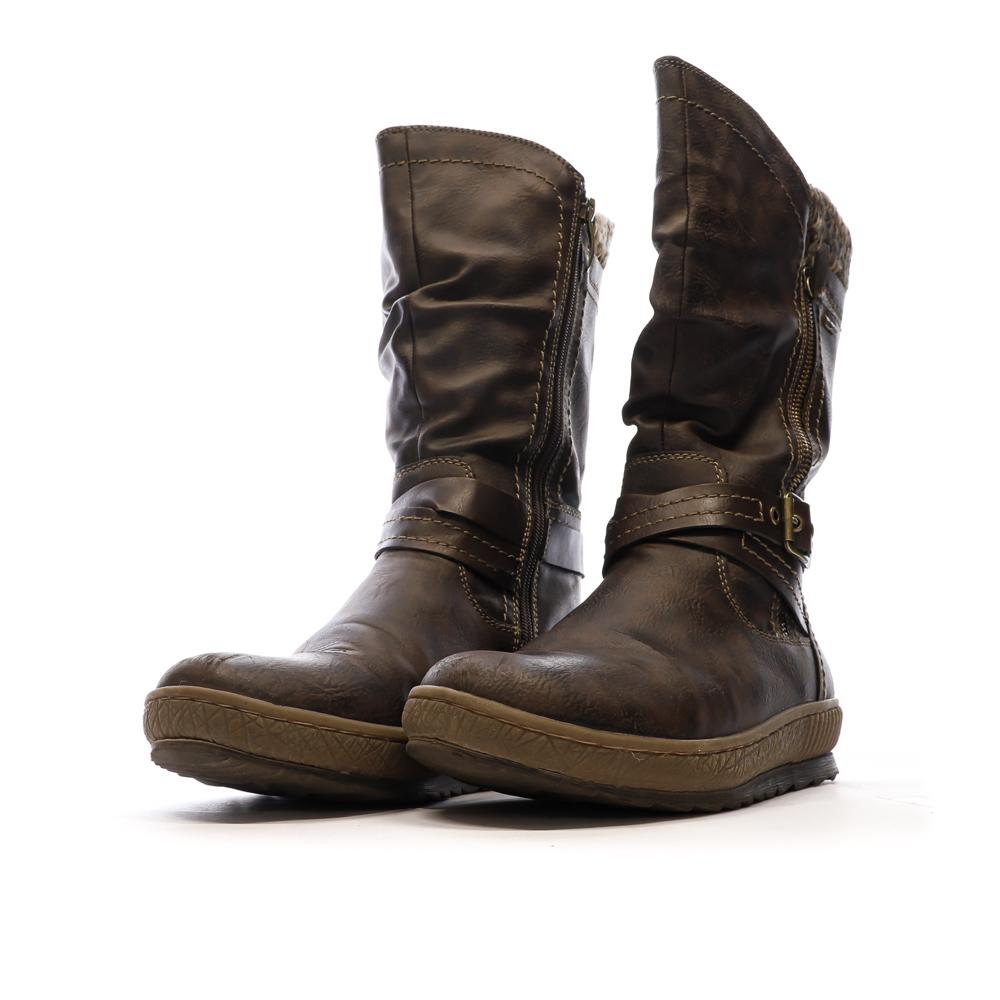 Bottes Marron Femme Relife Cortalie vue 6