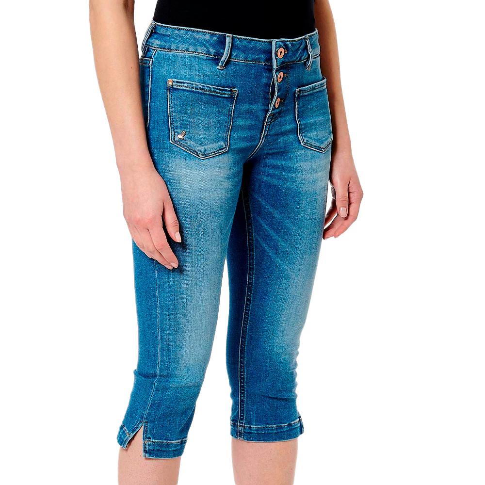 Pantacourt jean femme pas cher online
