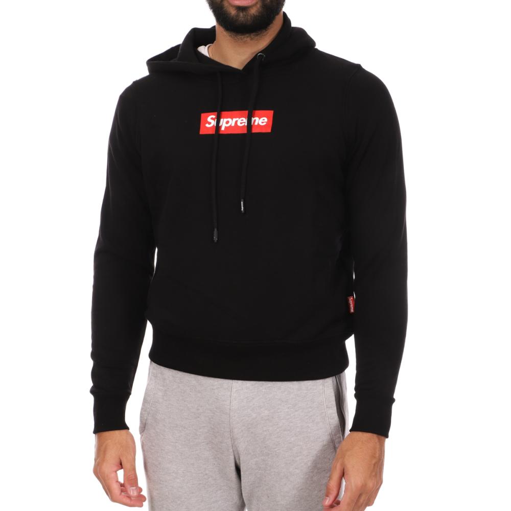 Sweat à capuche Noir Homme Supreme Grip Debby pas cher