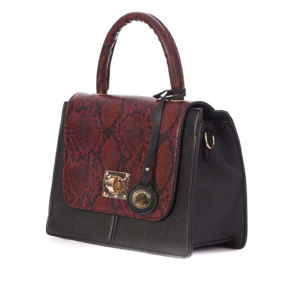 Sac a main Rouge Noir Femme Manoukian Saint Paul Espace des marques