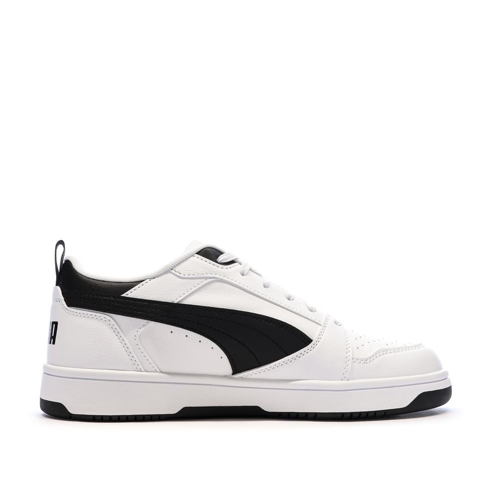 Baskets Blanc/Noir Femme Puma Rebound V6 Low vue 2