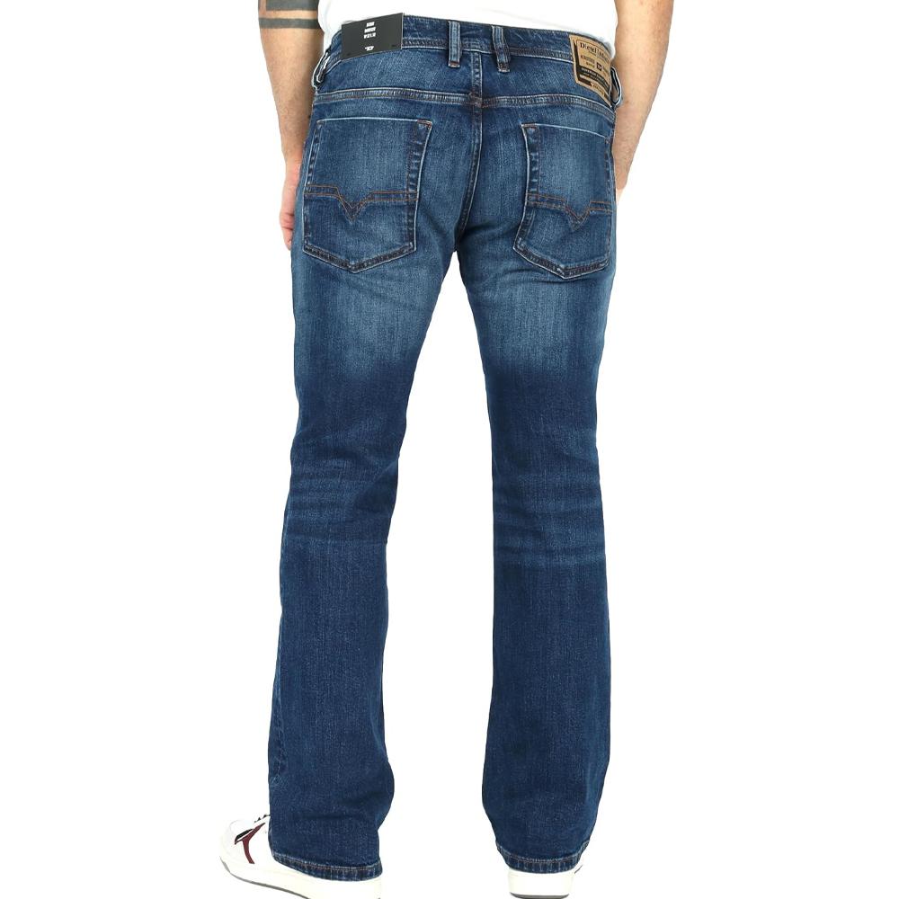 Jean Droit Bleu Homme Diesel Zatiny vue 2