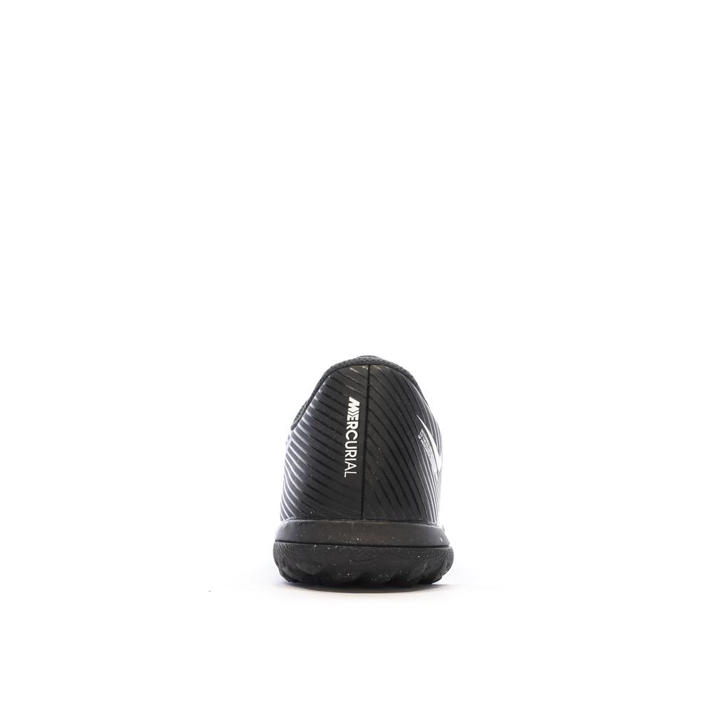 Chaussures de Foot Noires Junior Nike Vapor 15 Club TF vue 3