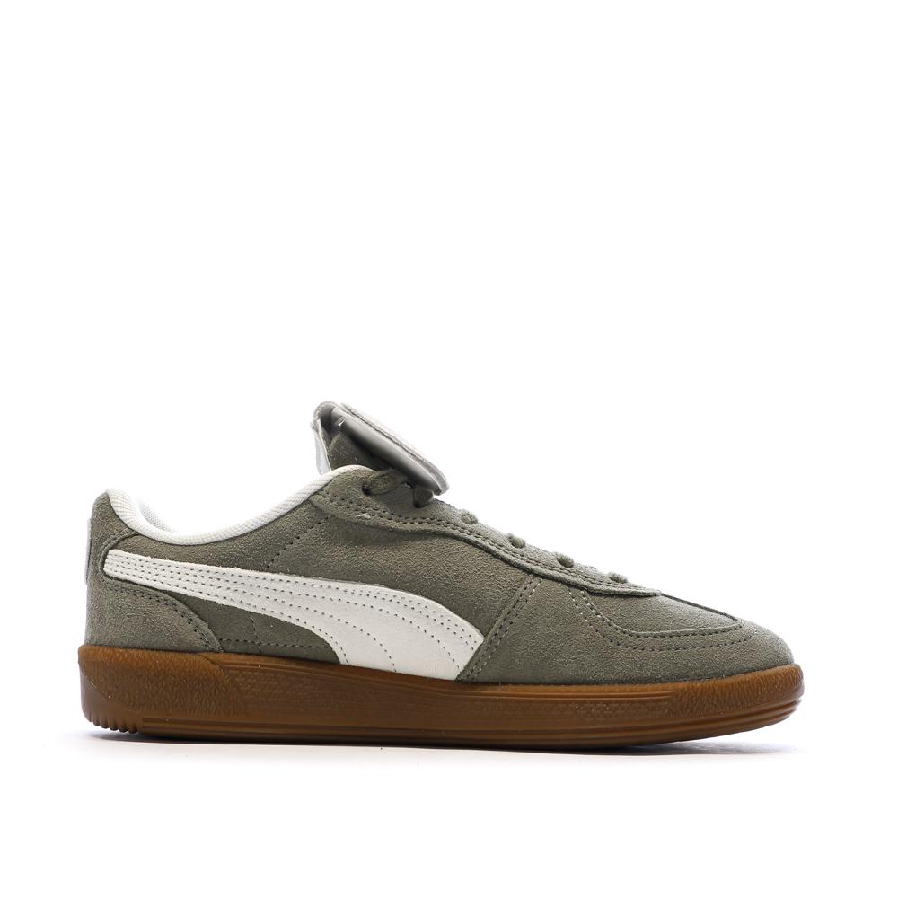 Baskets Kaki Homme Puma Palermo vue 2