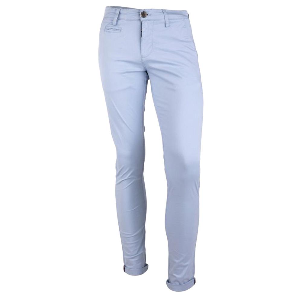 Chino Bleu Homme La Maison Blaggio Tenali pas cher