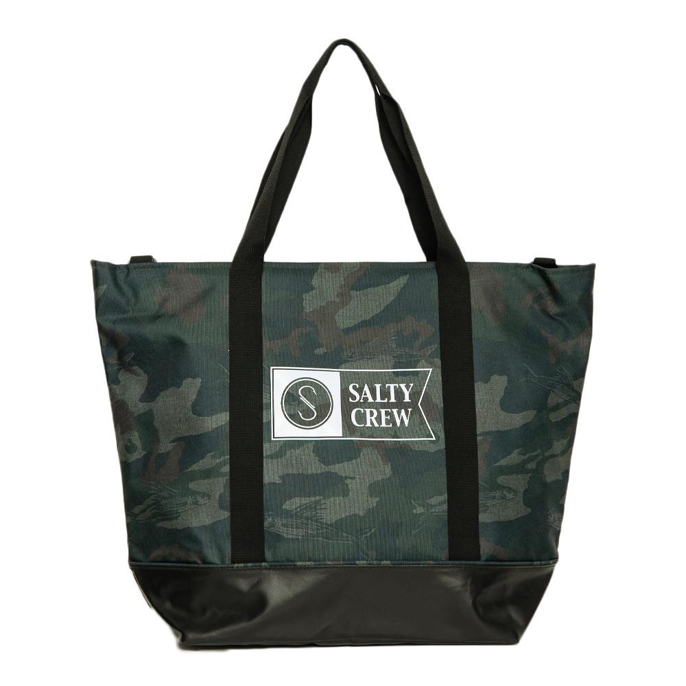 Sac Cabas Kaki/Noir Homme Salty Crew 2 Tote pas cher