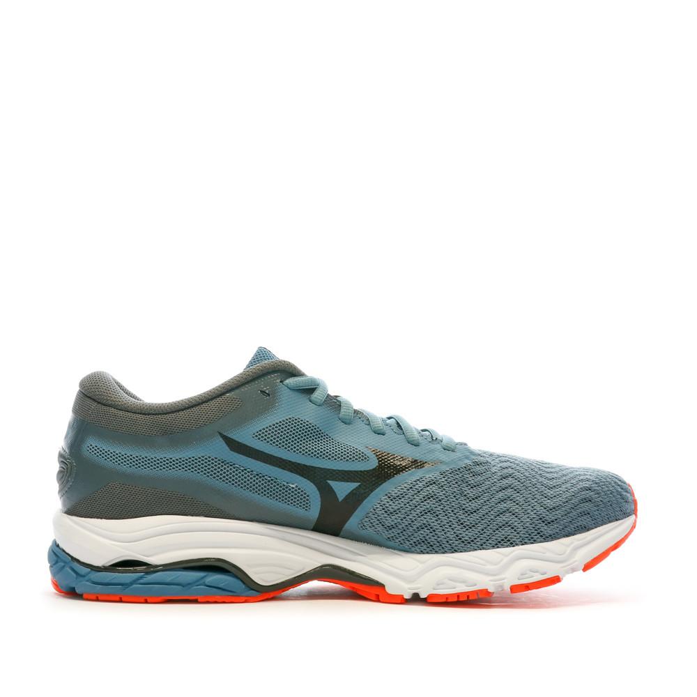 Chaussures de running Grises Homme Mizuno Wave Prodigy 4 vue 2