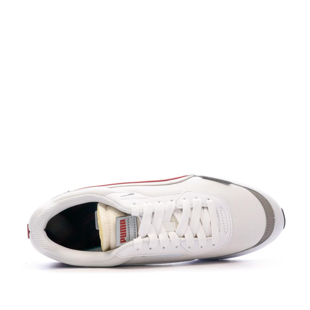 Baskets blanche Homme Puma City Rider Ripstop vue 4
