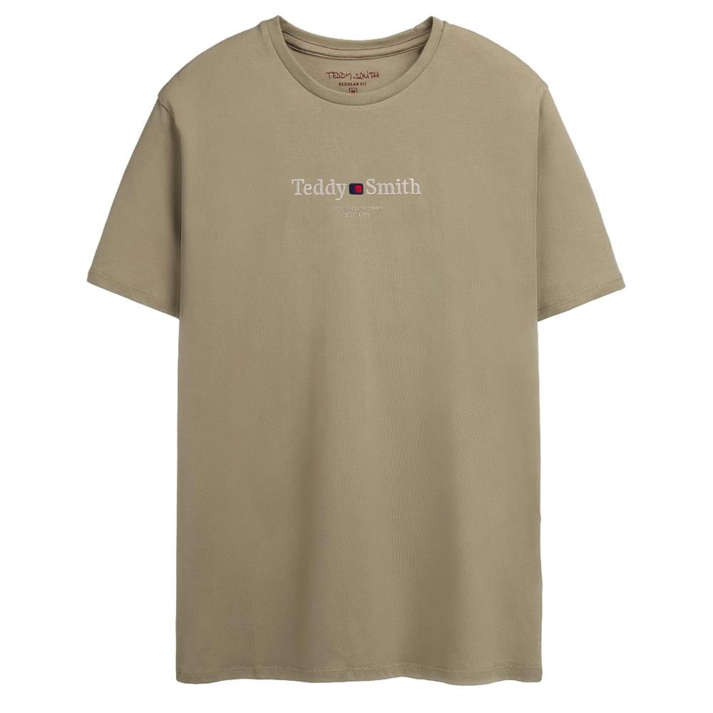 T-Shirt Beige Homme Teddy Smith Jim pas cher