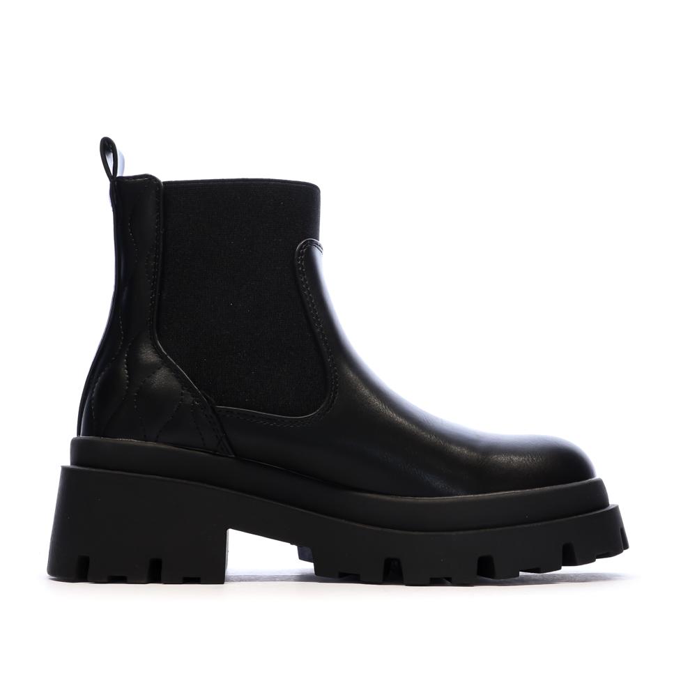 Bottines Noires Femme Only Doja vue 2