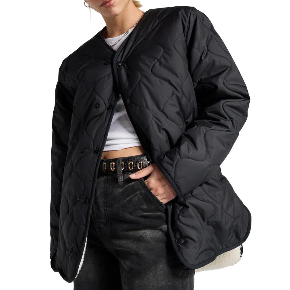 Blouson Noir Femme Converse Malden Liner pas cher