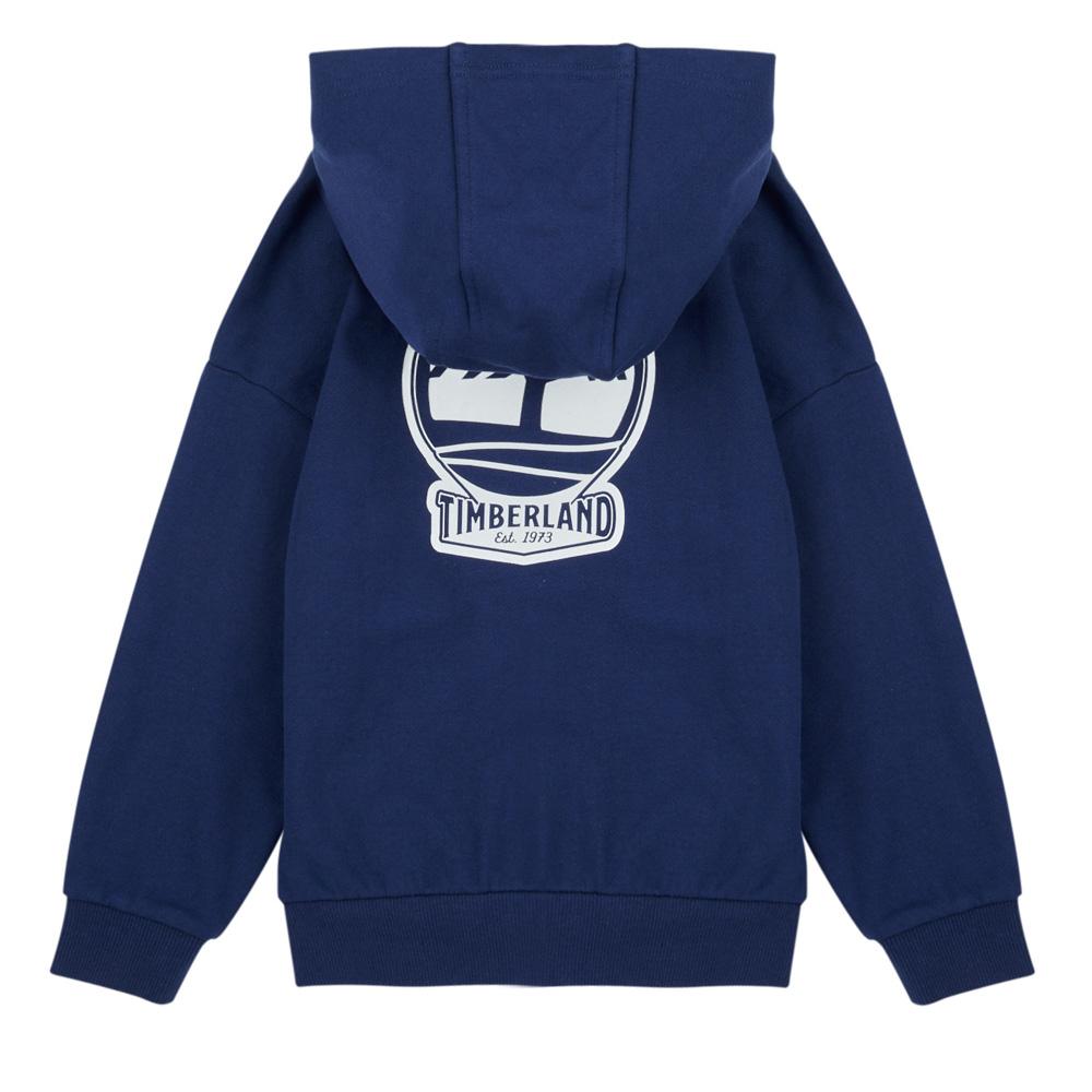 Timberland Sweatshirt mit Reißverschluss für Jungen, marineblau, T60451 Ansicht 2