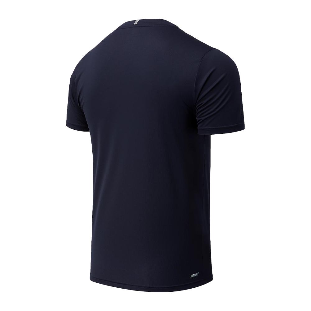 T-shirt Marine Homme New Balance Core Run vue 2