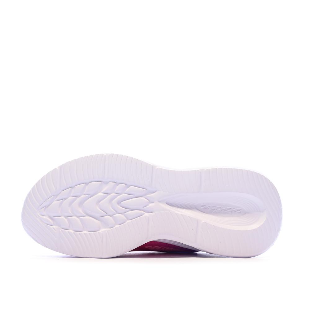 Baskets Roses/Mauves Fille Skechers Sola Glow vue 5