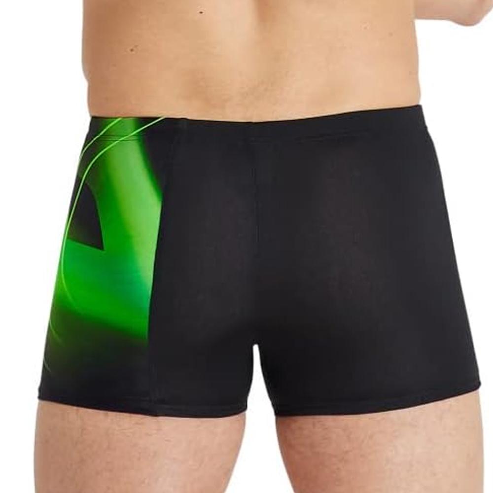 Boxer de bain Noir/Vert Homme Arena Swishort vue 2
