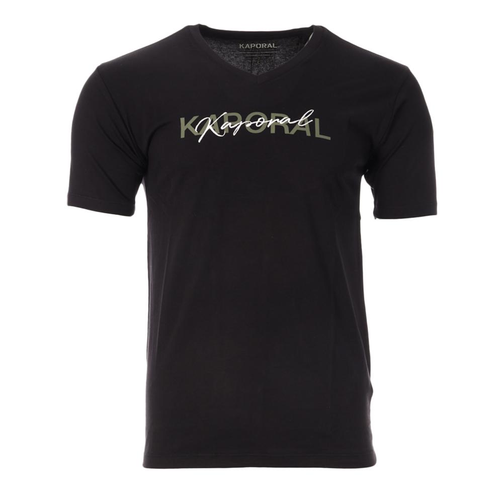 T-shirt Noir Homme Kaporal RALY pas cher