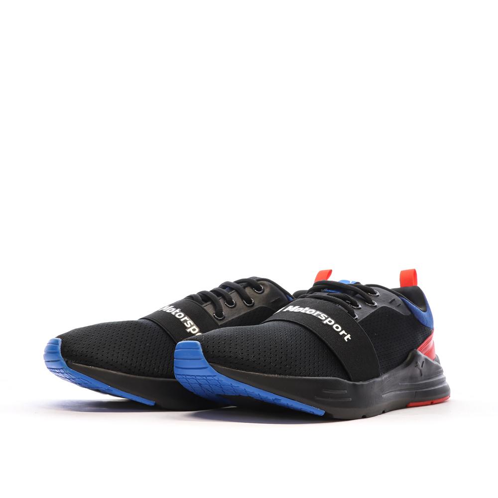 Baskets Noires Homme Puma Bmw Mms Wired Run vue 6