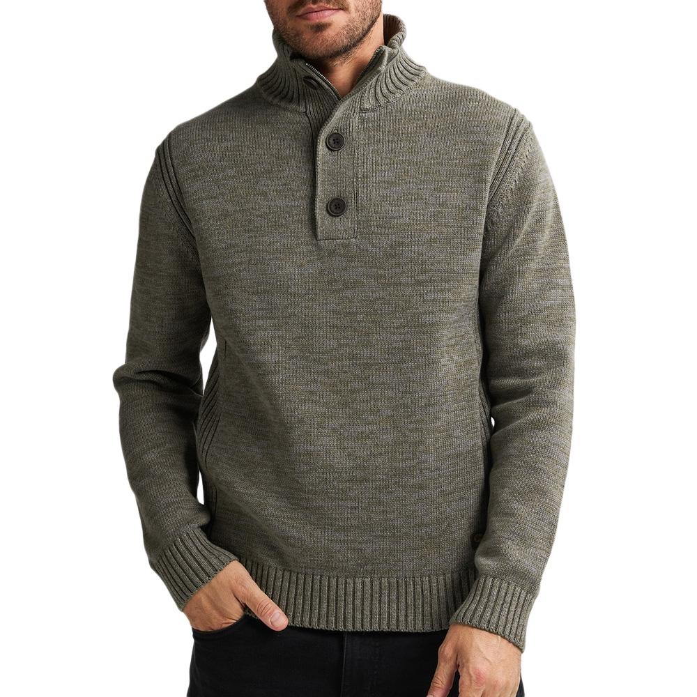 Pull Gris Homme Petrol Industries Knitwear pas cher