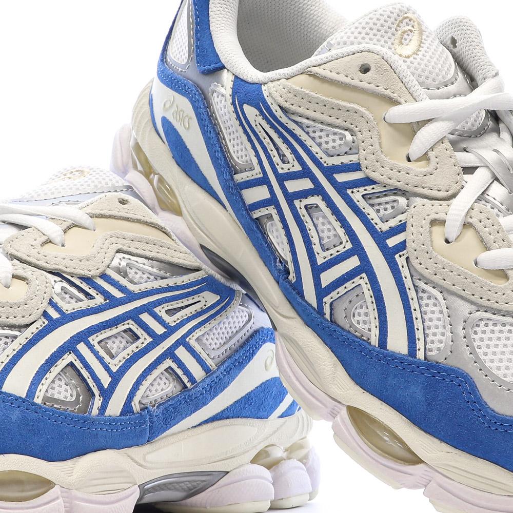 Weiße/blaue Herren-Sneaker Asics Gel-nyc Ansicht 7