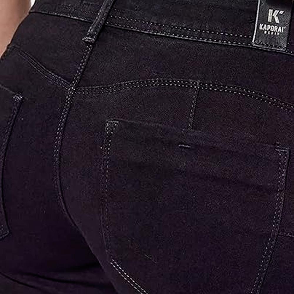 Jean Slim Noir Femme Kaporal LOCKK vue 2