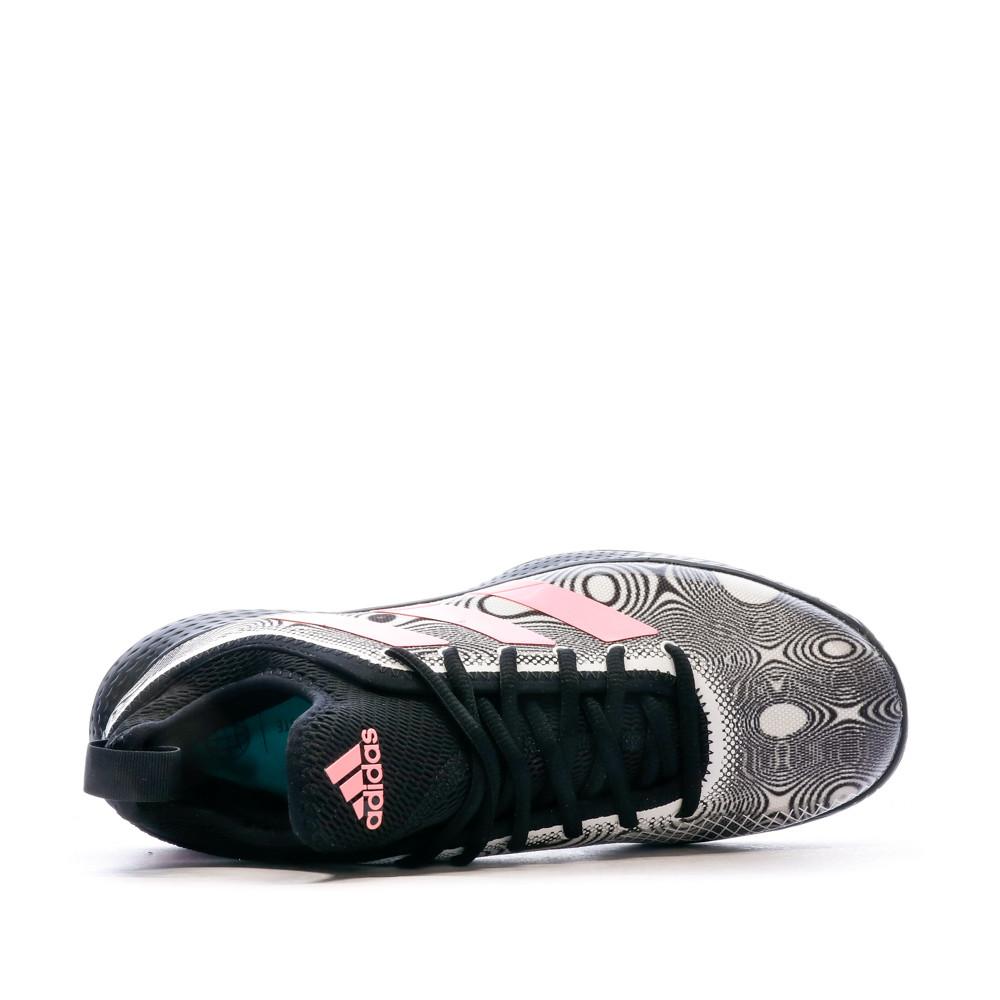 Chaussures de Tennis Noir/Blanc Homme Adidas Defiant Generation vue 4
