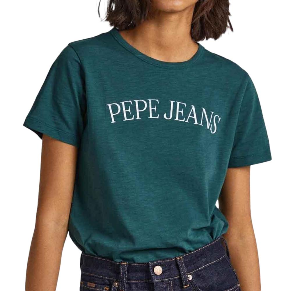 T-shirt Bleu Femme Pepe jeans Vio pas cher