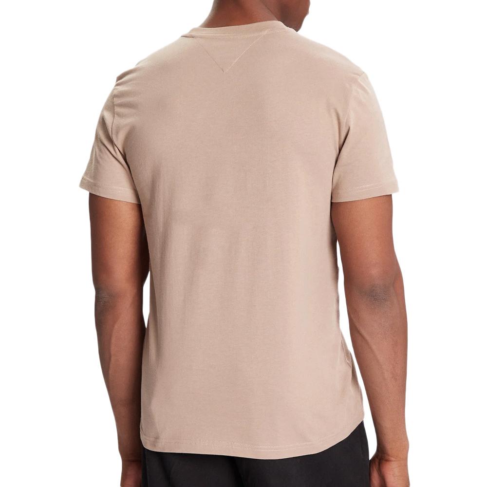 T-shirt Marron Homme Tommy Hilfiger Flag vue 2