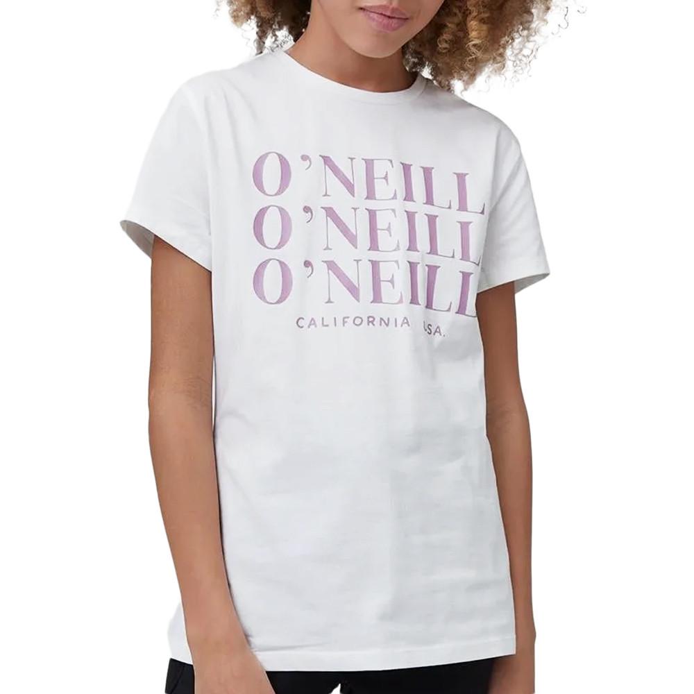 T-shirt Blanc Fille O'Neill All Year pas cher
