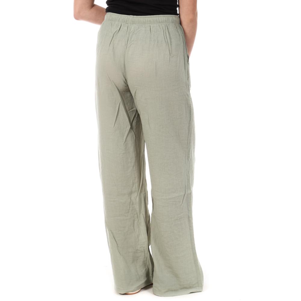 Pantalon Fluide Vert Femme Teddy Smith Tyna vue 2