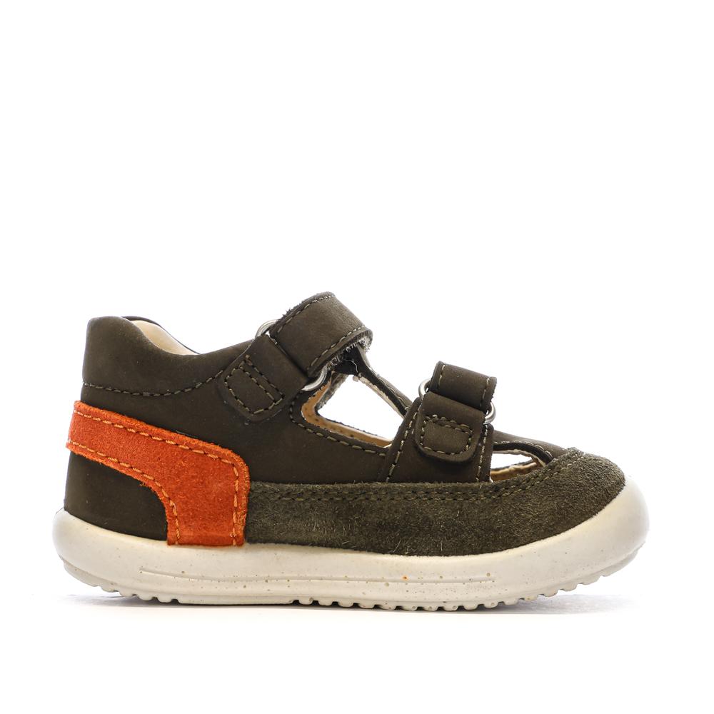 Sandales Kaki Garçon Kickers Salome vue 2