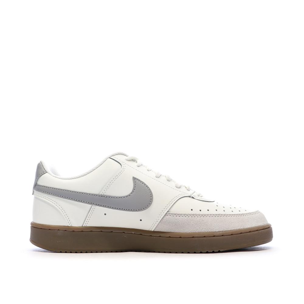 Baskets Blanches/Grises Homme Nike Court Vision vue 2