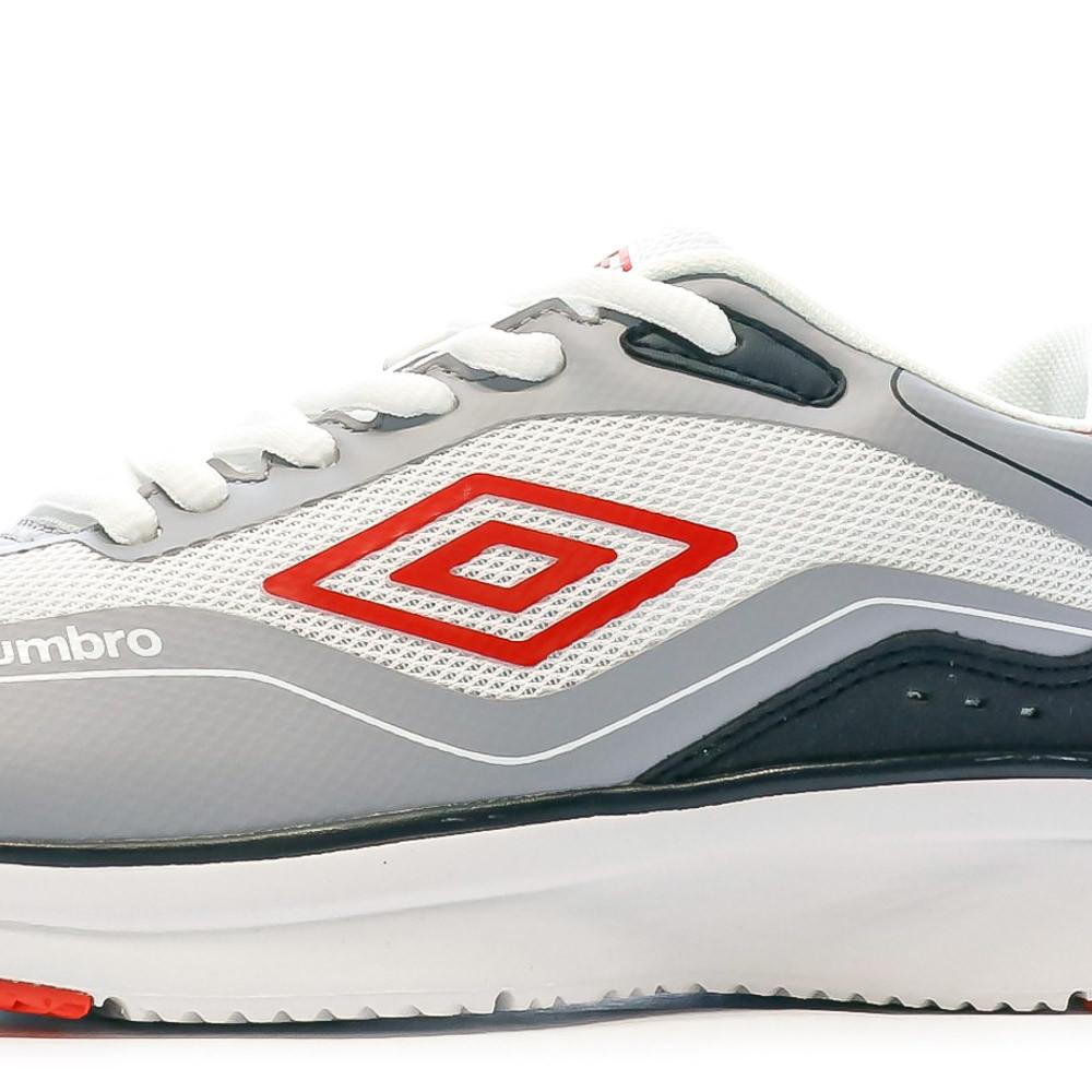 Baskets Blanc/gris Homme Gris Umbro Priam vue 7