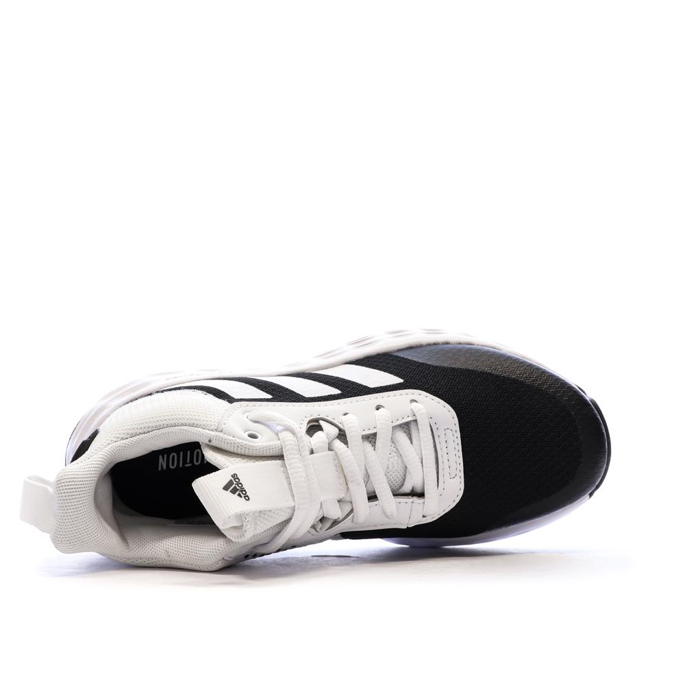 Chaussures de basketball Grises/Noires Garçon Adidas Ownthegame 2.0 vue 4