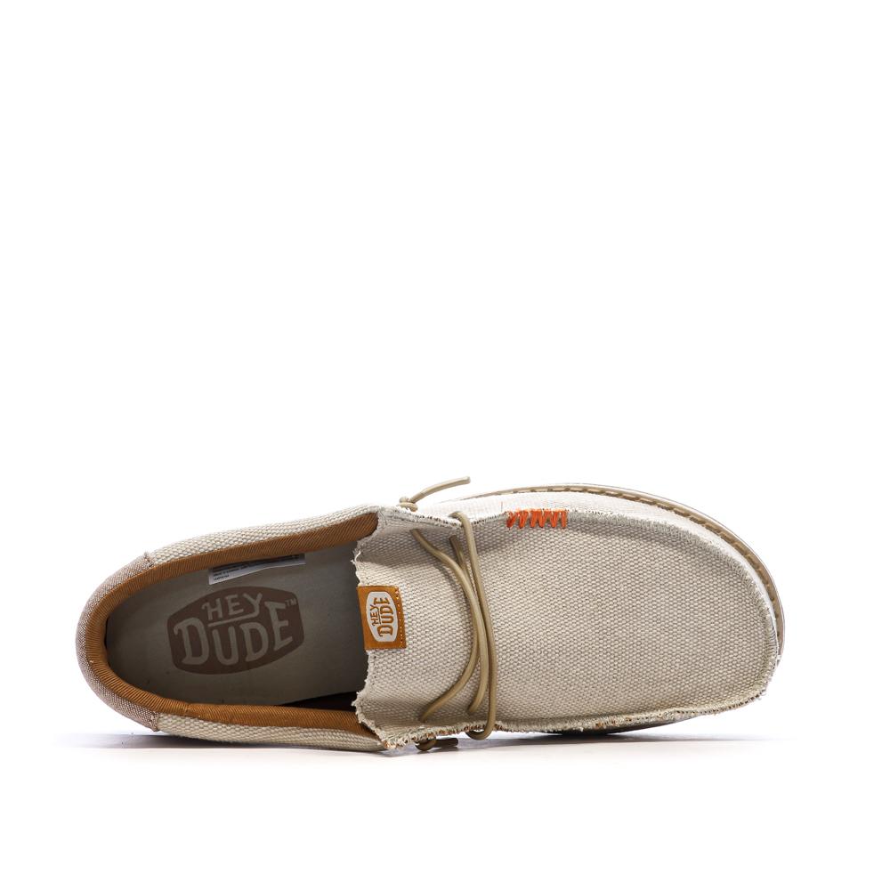 Chaussures Beige Femme Hey Dude Silver vue 4