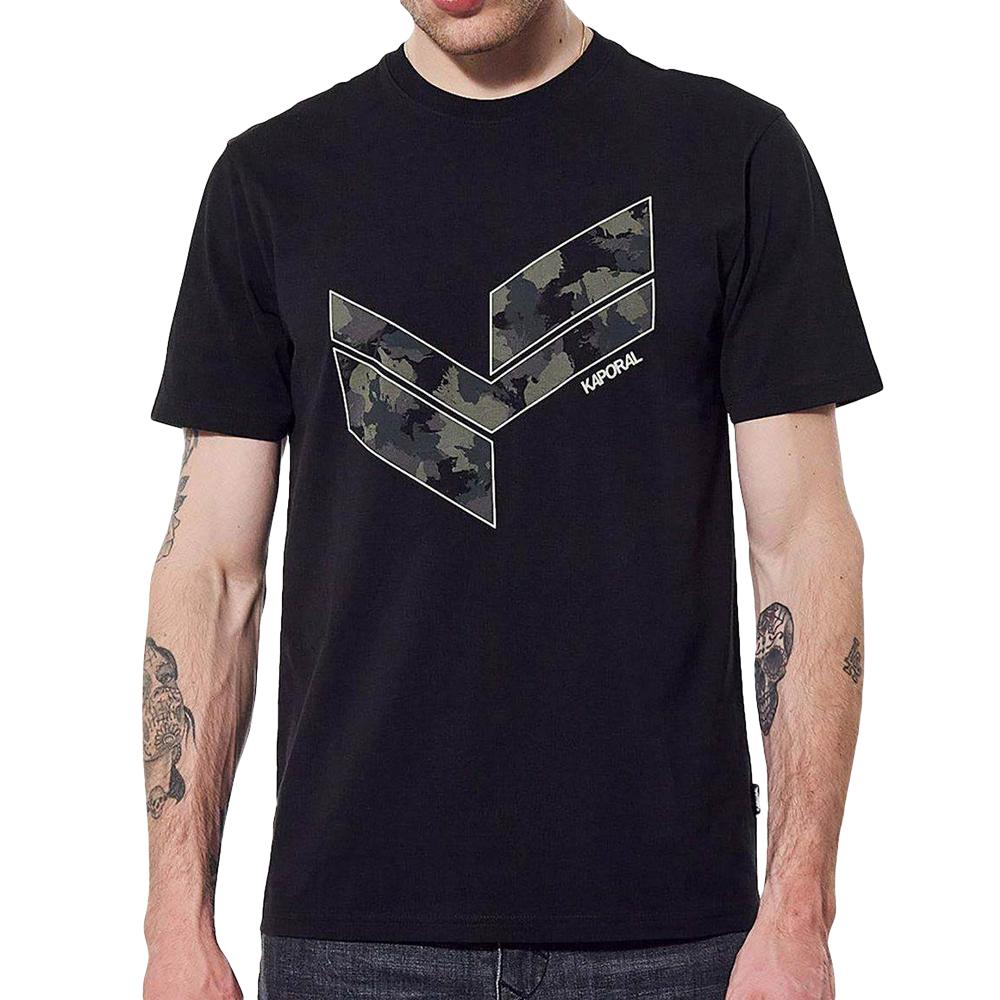 T-Shirt Noir Homme Kaporal Bryzom pas cher