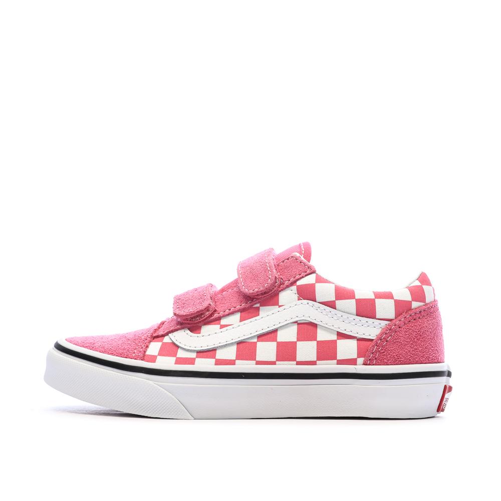 Baskets Rose Fille Vans Old Skool pas cher