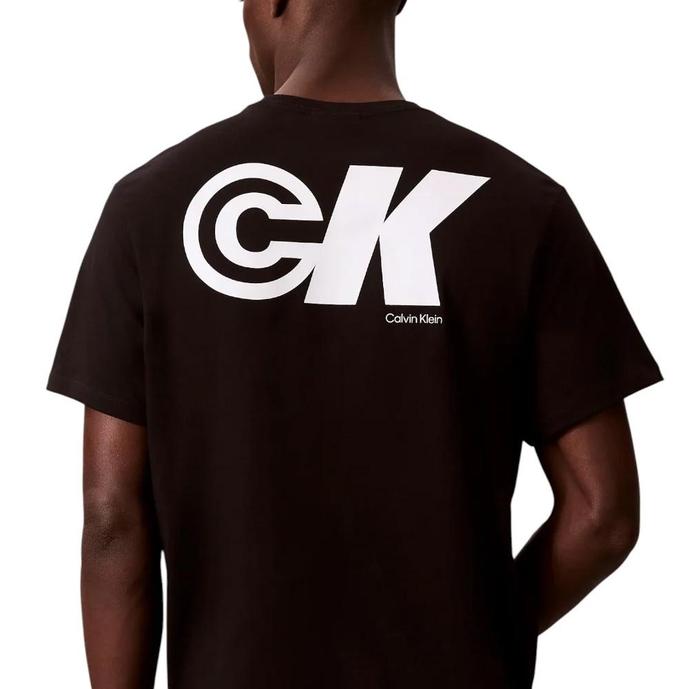 T-Shirt Noir Homme Calvin Klein Jeans 20s Ck Sport vue 2