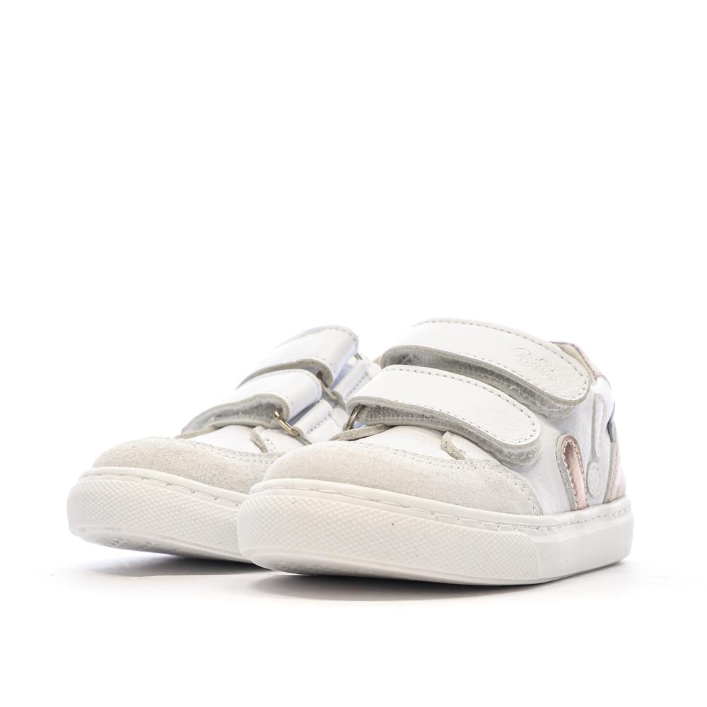 Baskets Blanc/Métal Fille Aster 932460 vue 6
