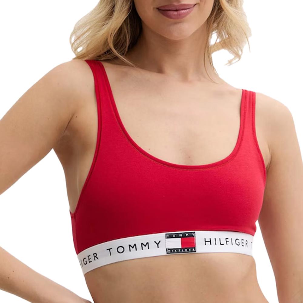 Brassière Rouge Femme Tommy Hilfiger Unlined pas cher