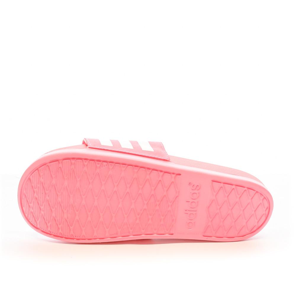 Claquettes Rose/Blanc Adidas Adilette Comfort vue 2