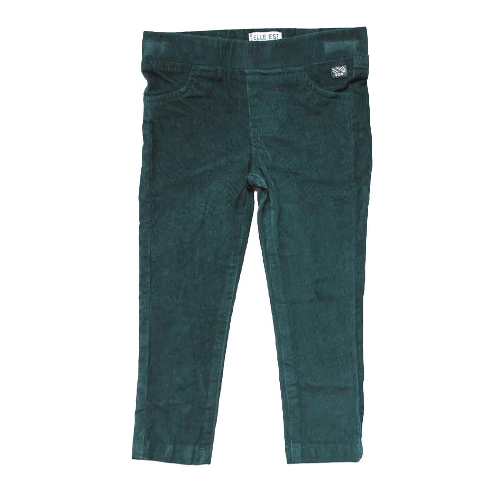 Girl's Dark Green Trousers Elle est ou la mer Ameta affordable