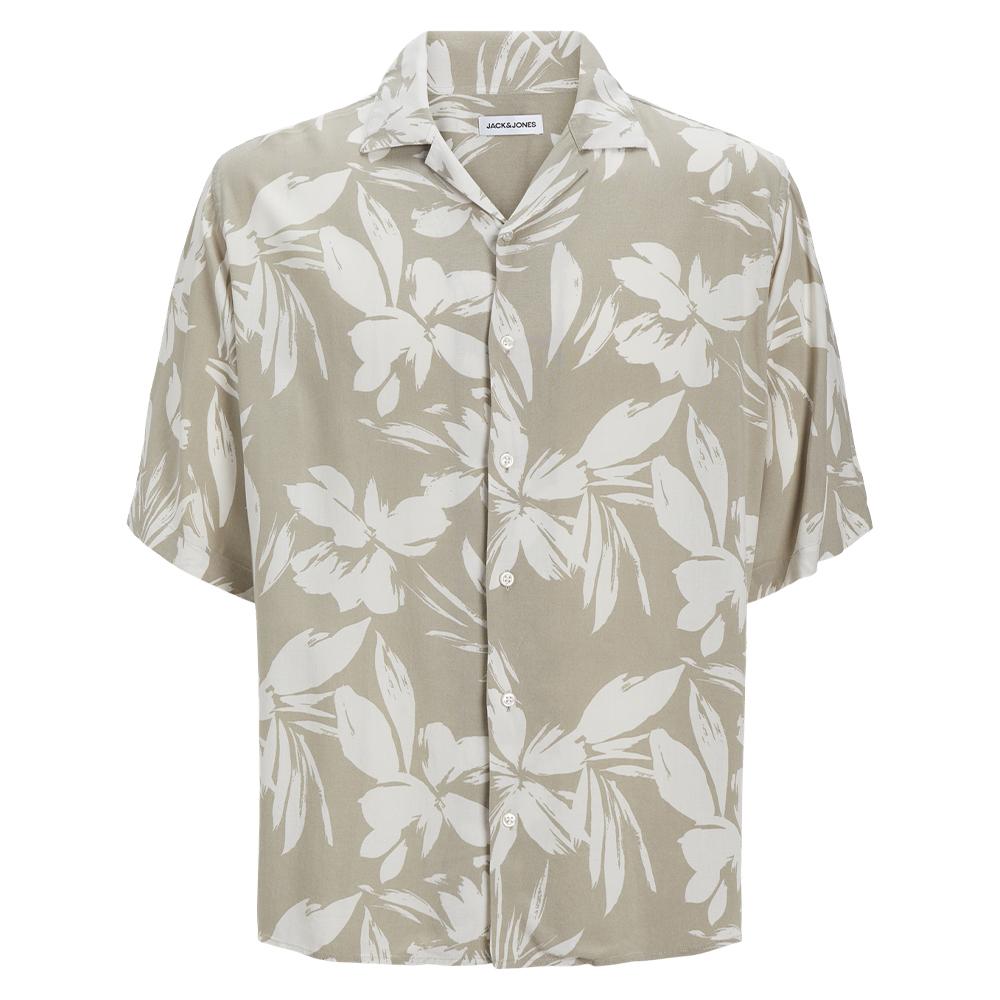 Chemisette Beige/Ecru Homme Jack & Jones Resort Floral vue 2