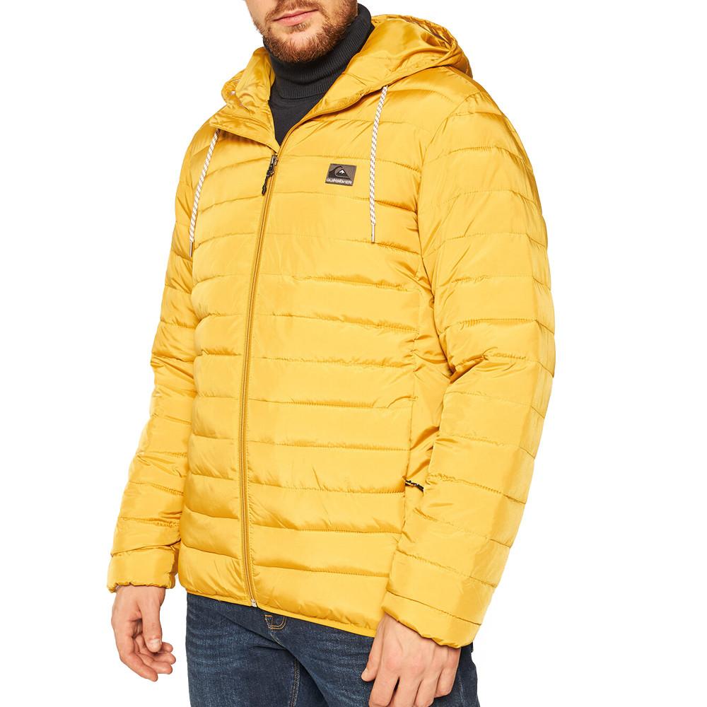 Doudoune Jaune Homme Quiksilver Scaly Hood pas cher