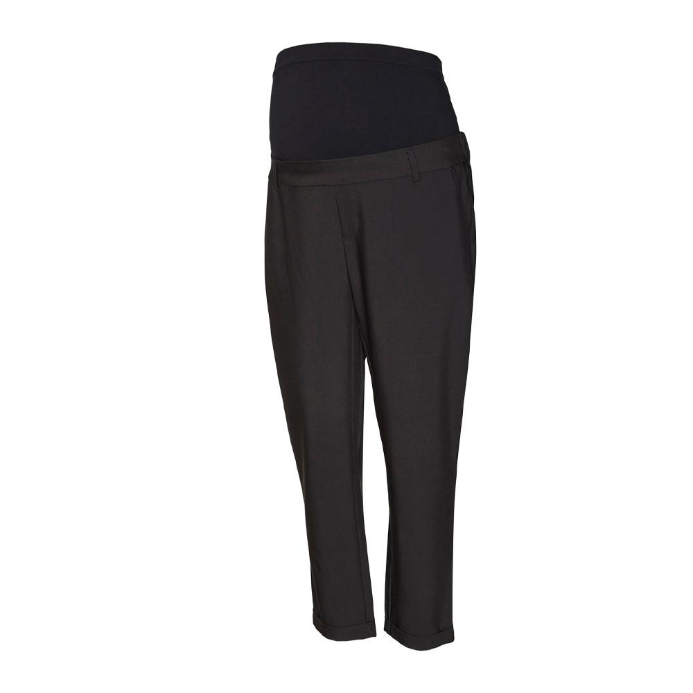 Pantalon Chino De Grossesse Noir Femme Mamalicious Lora vue 3