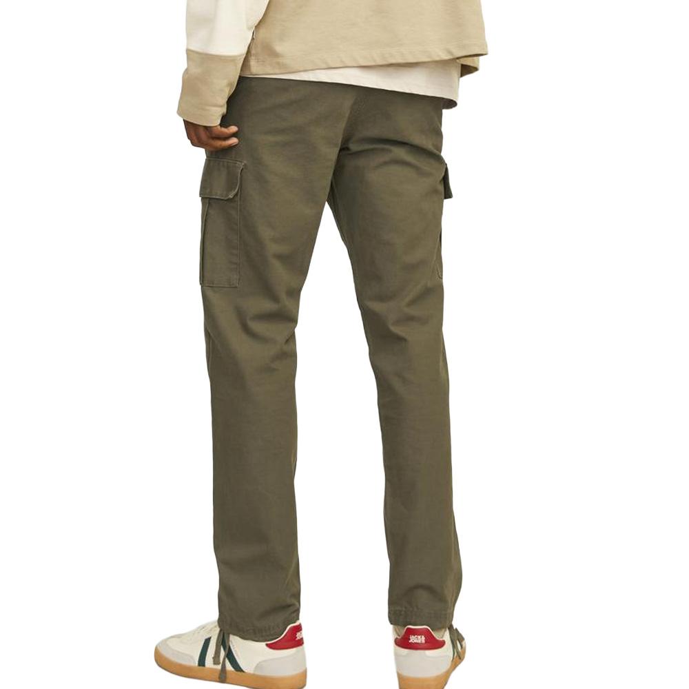 Pantalon Cargo Kaki Homme Jack & Jones Barkley vue 2