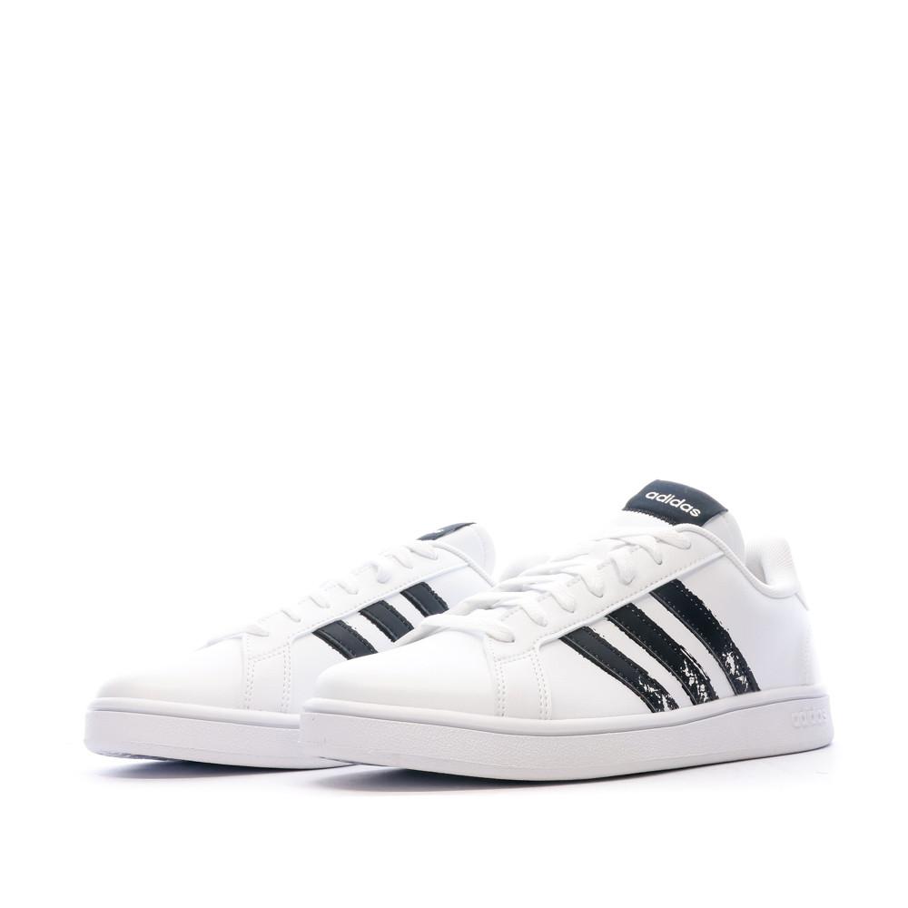 Baskets Blanches Homme Adidas Grand Court Beyond vue 6