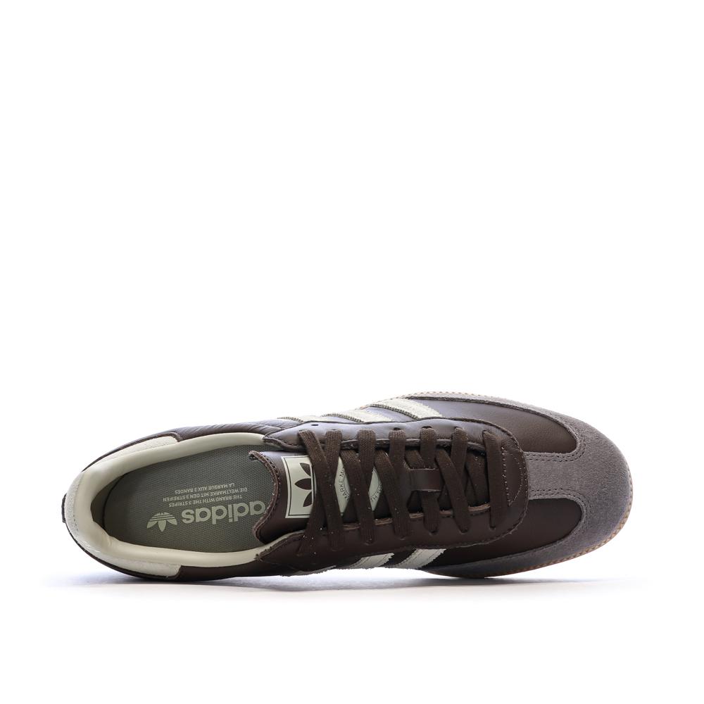Samba Baskets Marron Homme Adidas vue 4