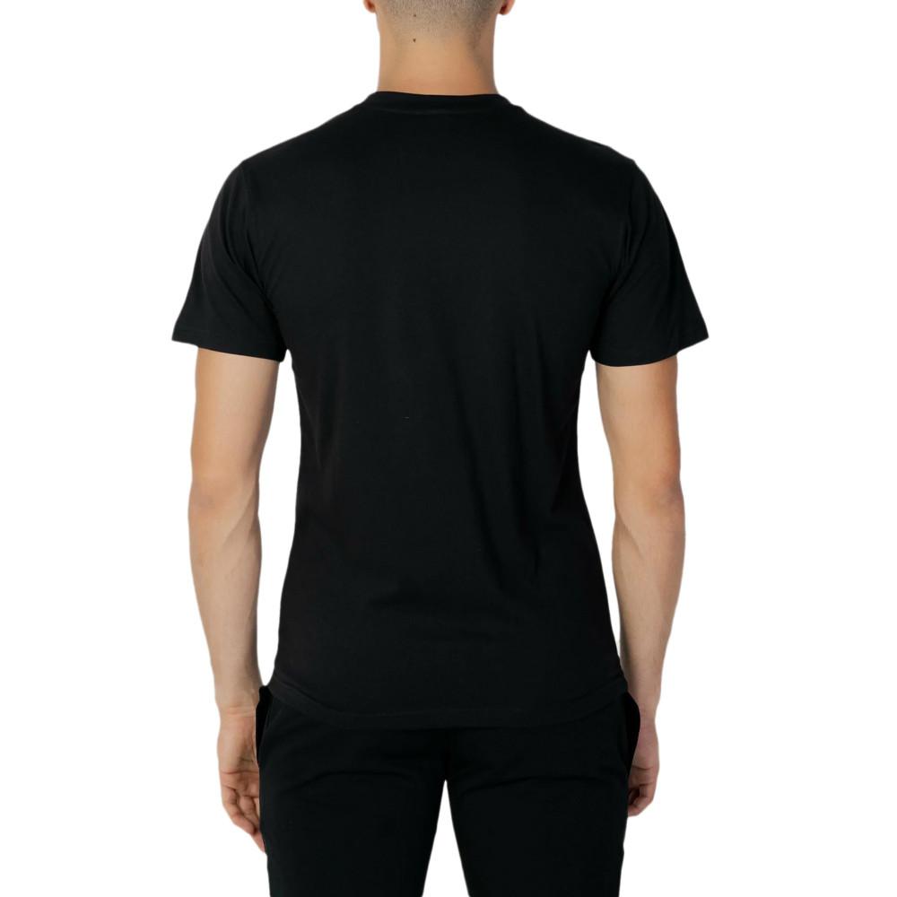 T-shirt Noir Homme Sergio Tacchini Double Logo Fluo vue 2